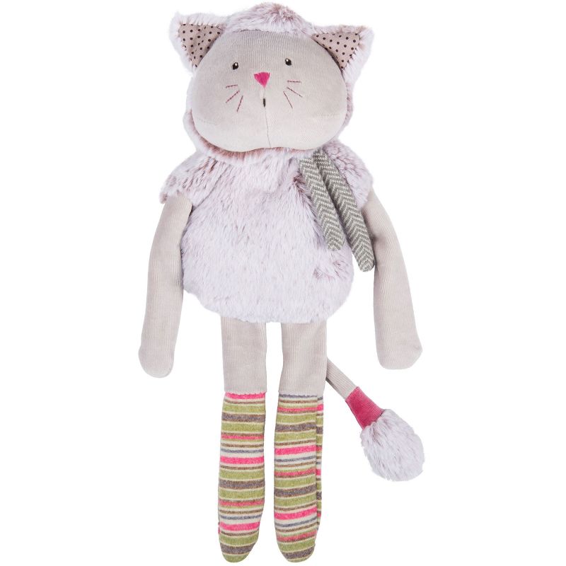 Peluche chat gris Les Pachats (36 cm) Moulin Roty