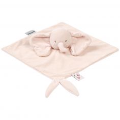 Doudou attache sucette Fanfan l'éléphant Rose - Nattou