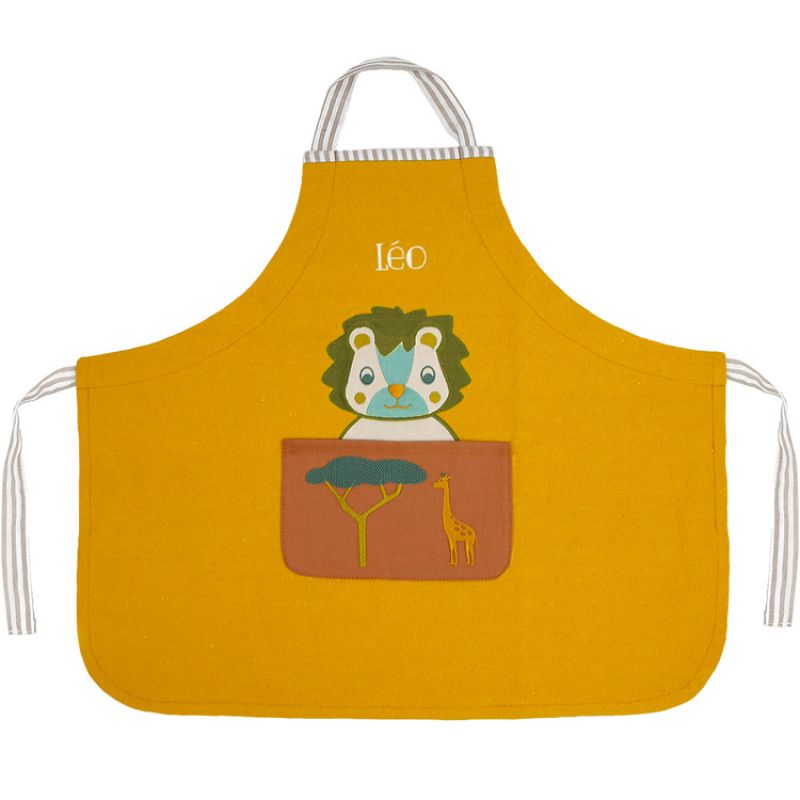 Tablier lion (personnalisable) L'oiseau bateau