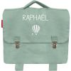 Cartable maternelle 33 cm vert amande (personnalisable) Les Griottes Produit 1
