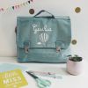 Cartable maternelle 33 cm vert amande (personnalisable) Les Griottes Ambiance 5