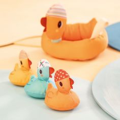 Jeu de bain Maman canards et ses canetons (4 pièces)