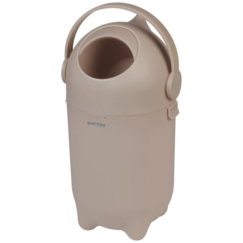 Poubelle à couche Dropy Taupe - Reconditionné Nattou Produit 3
