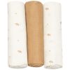 Lot de 3 langes en mousseline Gatsby écru (70 x 70 cm) Trois Kilos Sept Produit 1