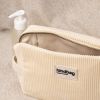 Trousse de toilette Leon Velours Beige Hindbag Ambiance 2