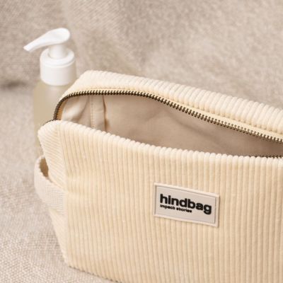 Trousse de toilette Leon Velours Beige