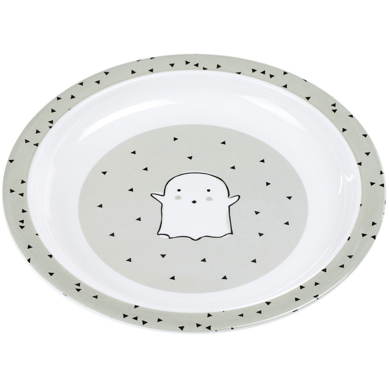 Assiette plate Little Spookies olive Lässig