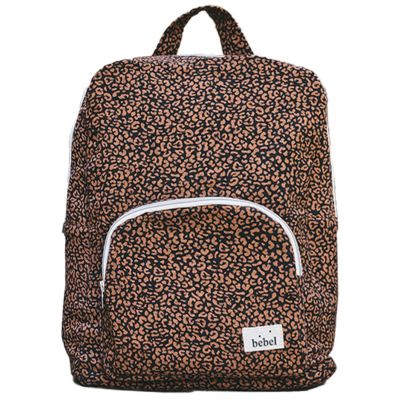 Sac à dos à langer Léopard noir BEBEL