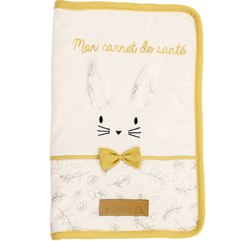 Protège carnet de santé lapin Leafy Bunny Domiva