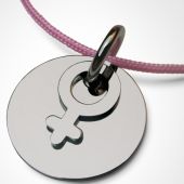 Pendentif I am Fille (argent 925°)