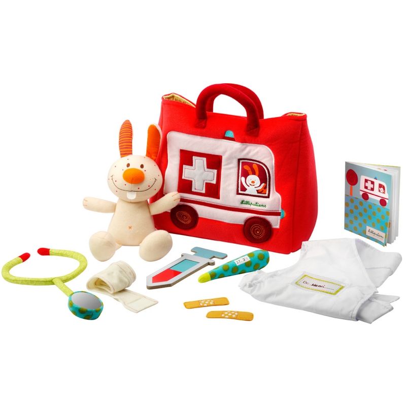 Mallette ambulance du petit docteur (10 pièces) Lilliputiens