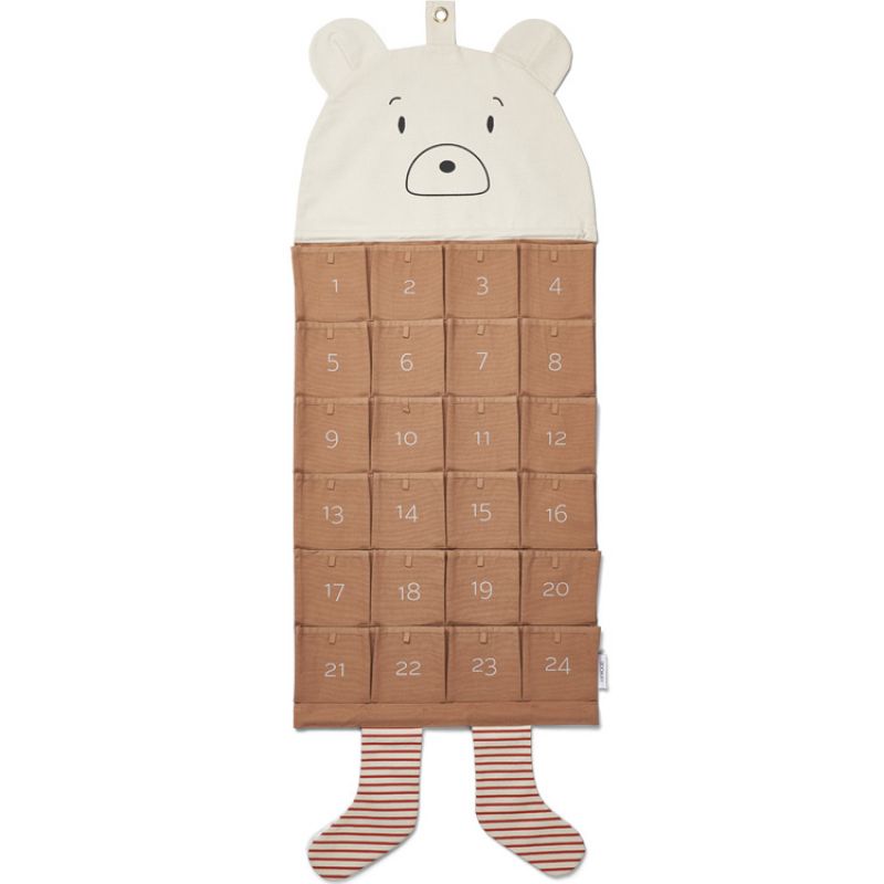 Calendrier de l'Avent réutilisable Klaus Mr Bear Tuscany rose multi mix Liewood