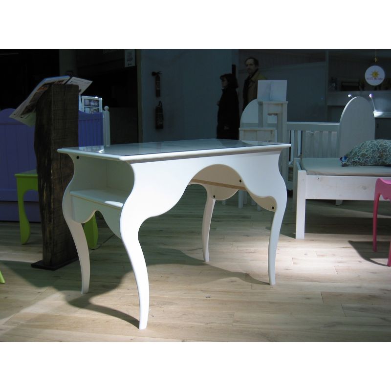 Bureau Volute finition laqué blanc Mathy by bols