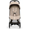 COŸA Style 2026 Poussette ultra-compacte et Châssis Matt Black Cozy Beige Cybex Produit 4