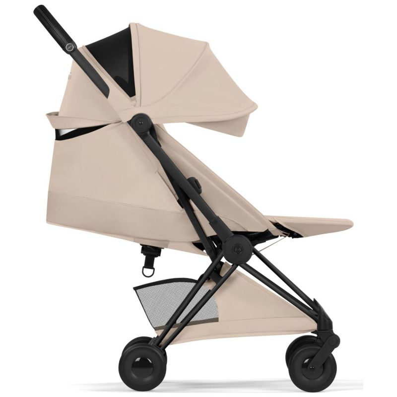 COŸA Style 2026 Poussette ultra-compacte et Châssis Matt Black Cozy Beige Cybex Produit 6