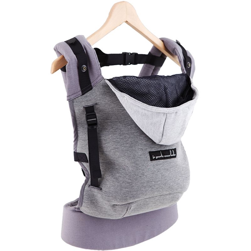 Porte bébé HoodieCarrier gris flanelle Love Radius