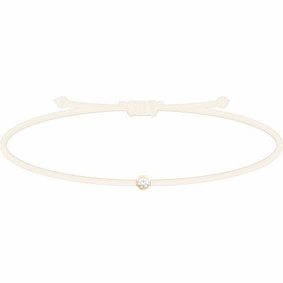 Bracelet diamant Mon Petit Diam's blanc (plaqué or jaune) My First Diamond
