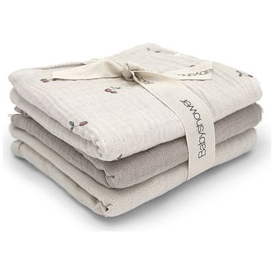 Lot de 3 lingettes Cherries (28 x 28 cm) Babyshower