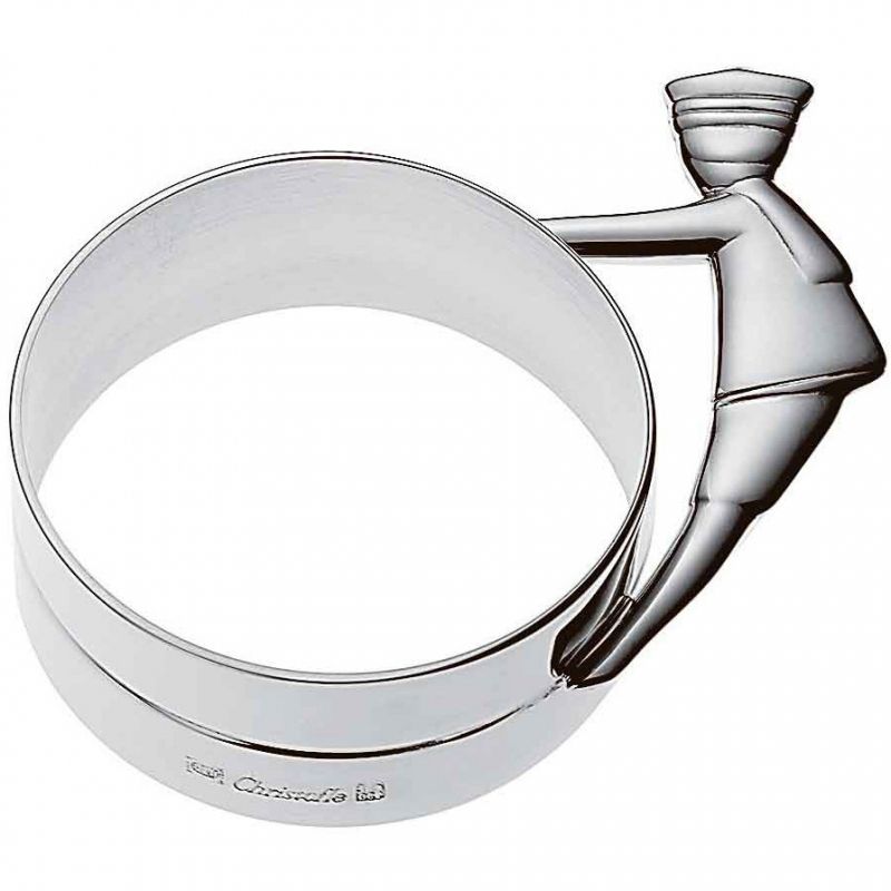 Rond de serviette Léo (métal argenté) Christofle