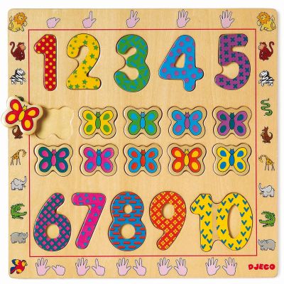 Puzzles 1-10 (20 pièces) Djeco