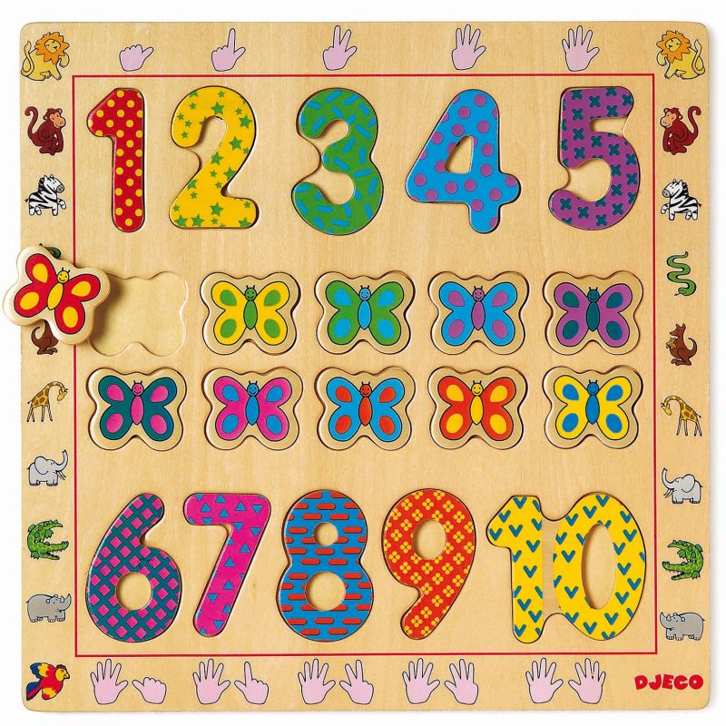 Puzzles  1-10 (20 pièces) Djeco