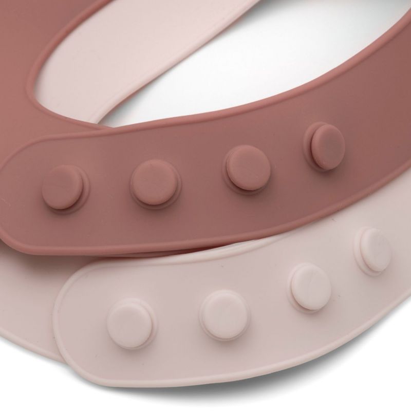 Lot de 2 bavoirs en silicone Blush Shades Jollein Produit 3