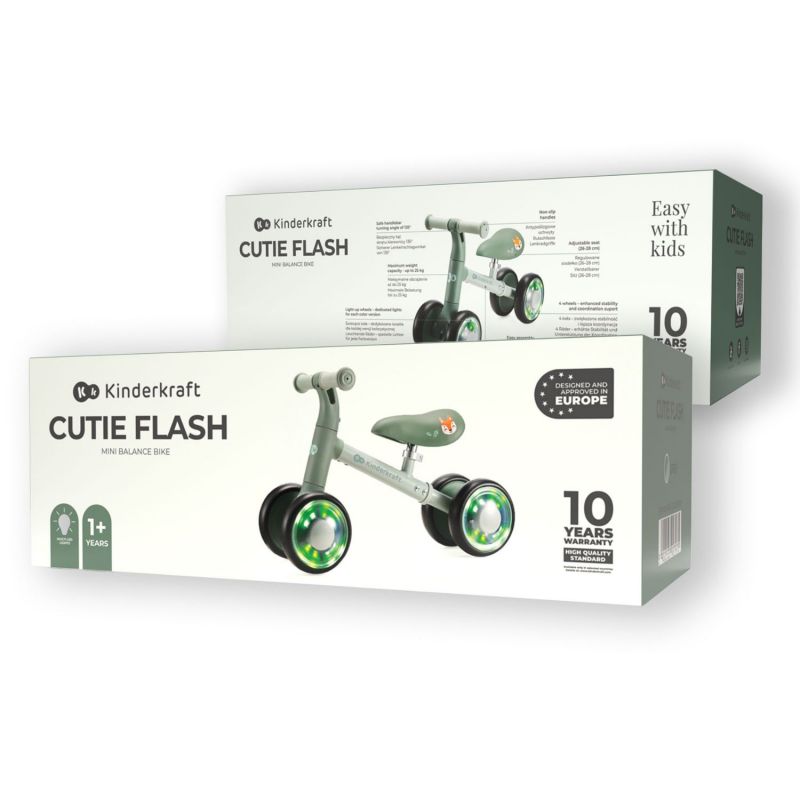 Draisienne Cutie Flash Green Kinderkraft Packaging 8