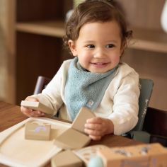 Lot de 2 bavoirs bandana Sea Green