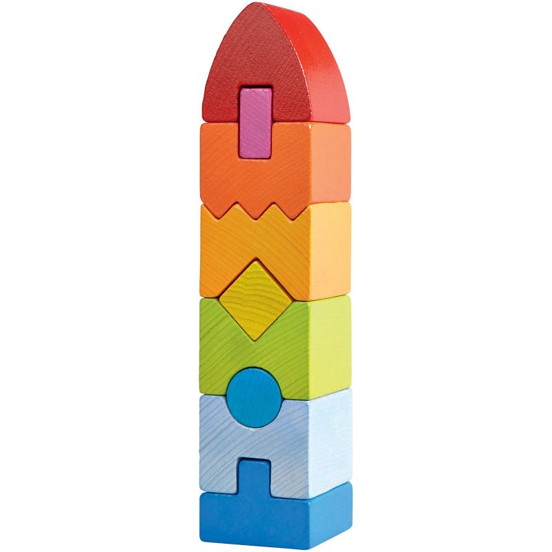 Jeu à encastrer Gratte-ciel multicolore Haba