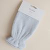 Lot de 2 gants de toilette en coton bio Baby Blue  par Mushie