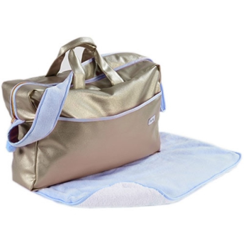 Sac à langer Beryl bleu Maison Nougatine