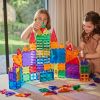 Kit de construction magnétiques couleur vive (110 pièces) Cleverclixx Ambiance 2