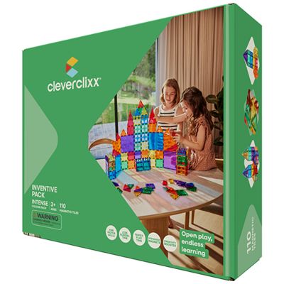Kit de construction magnétique Inventive Intense (110 pièces)