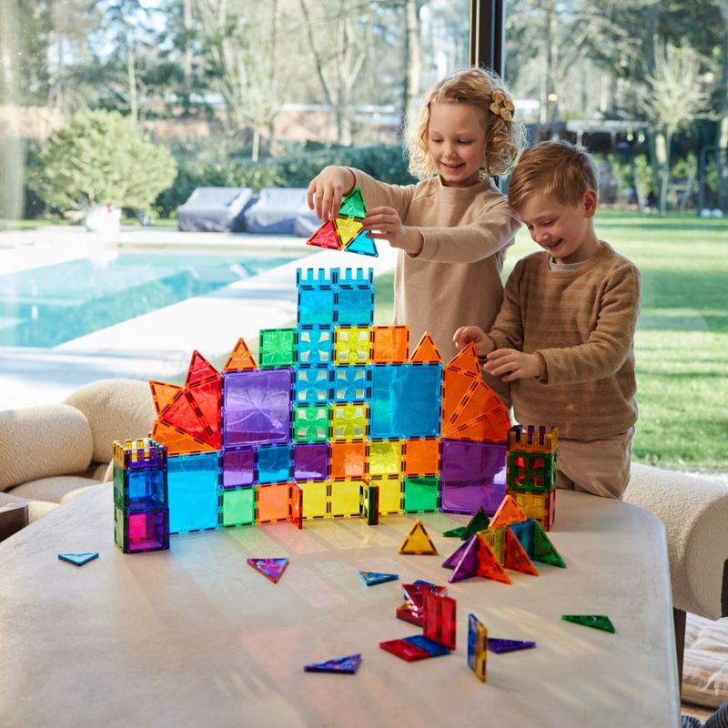 Kit de construction magnétique Inventive Intense (110 pièces) Cleverclixx Ambiance 7
