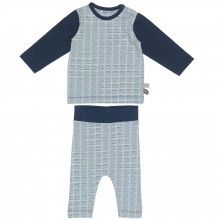 Pyjama léger Indigo Blue (12-18 mois : 74 à 80 cm)  par Snoozebaby