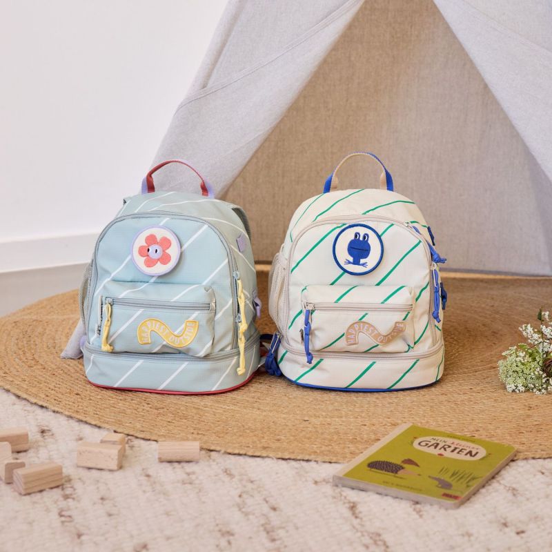 Mini Sac à dos bébé Happy Trails Grenouille (24,5x27 cm) Lässig Ambiance 8