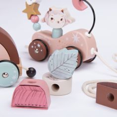 Train d'activités à tirer Après la pluie