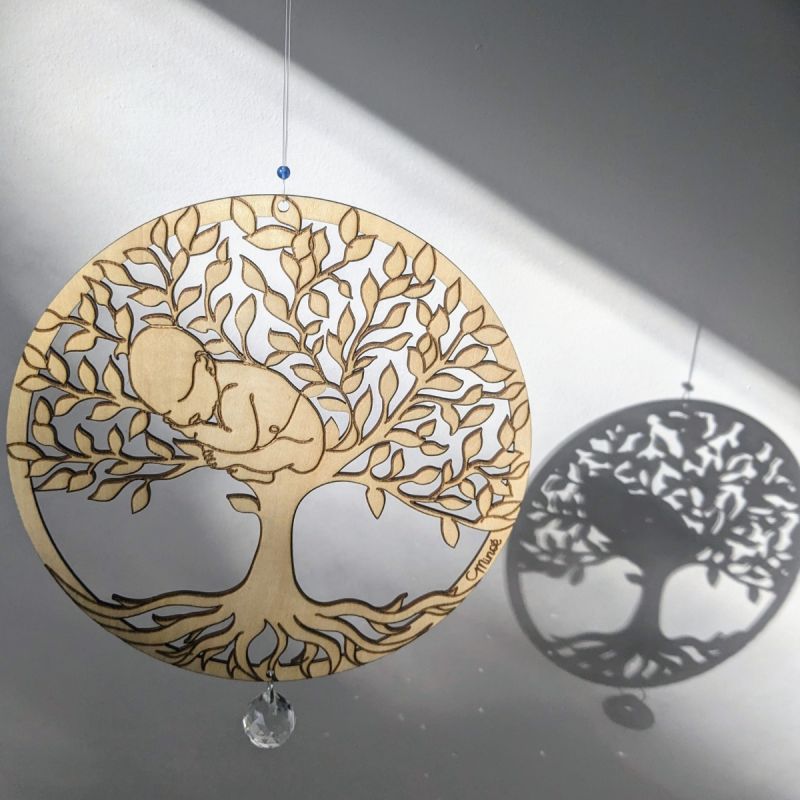Suspension attrape soleil naissance (personnalisable) Minoé