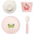 Coffret repas bébé en bambou papillon (3 pièces) - Love Maé Coffret repas bébé en bambou papillon (3 pièces) - Love Maé