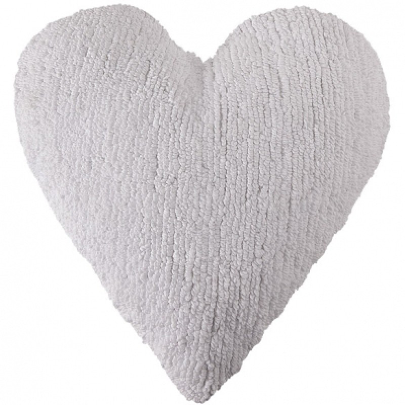Coussin coeur blanc (45 x 50 cm) Lorena Canals