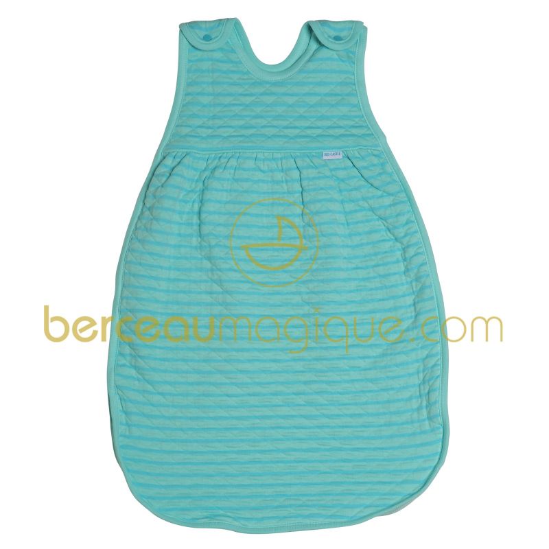 Sac de nuit léger TOG 0.5 rayé aqua et turquoise (2 tailles PM) Red Castle