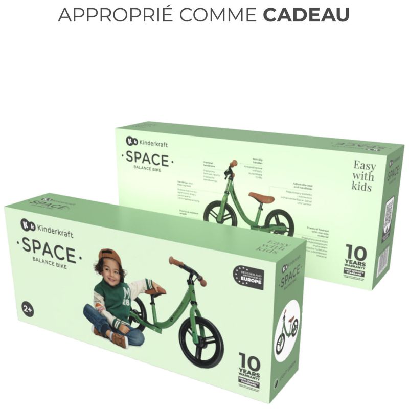 Draisienne Space Deep Light Green Kinderkraft Packaging 9