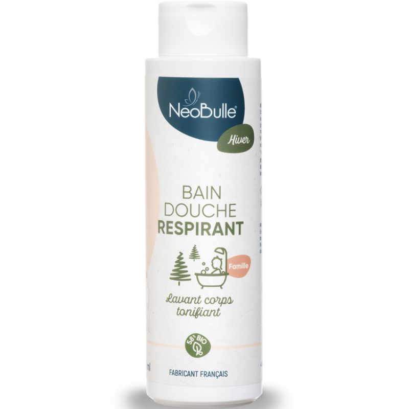 Gel douche et bain Respirant sapin et eucalyptus bio (400 ml) NéoBulle