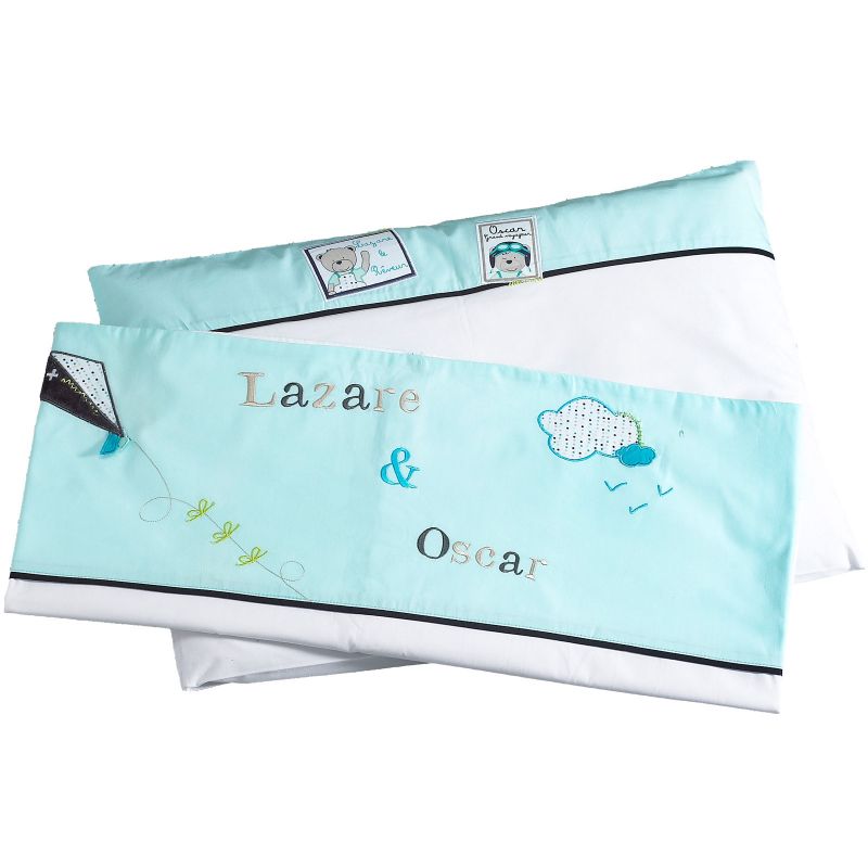 Drap + taie d'oreiller Lazare (190 x 140 cm) Sauthon
