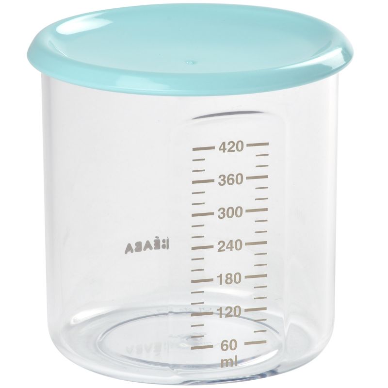 Pot de conservation en tritan Maxi+ portion bleu (420 ml) Béaba