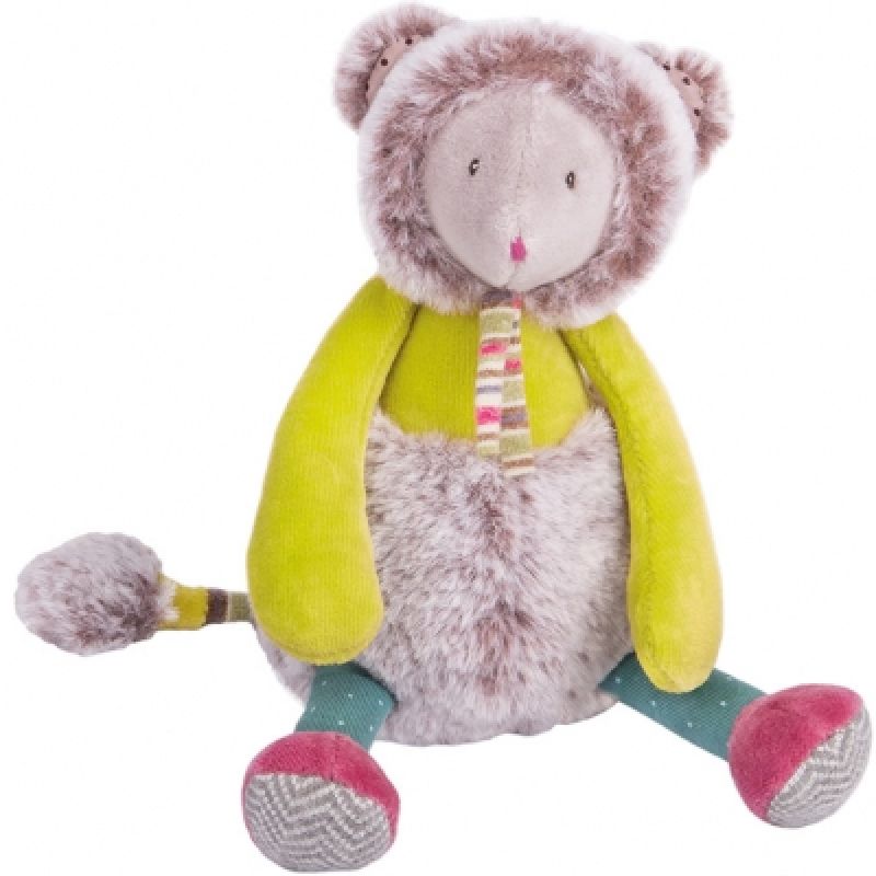 Peluche Petite souris verte Les Pachats (21 cm) Moulin Roty