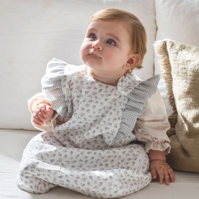 Gigoteuse Été Little Bloom Fleurs Gris TOG 0,5 (1-4 mois)