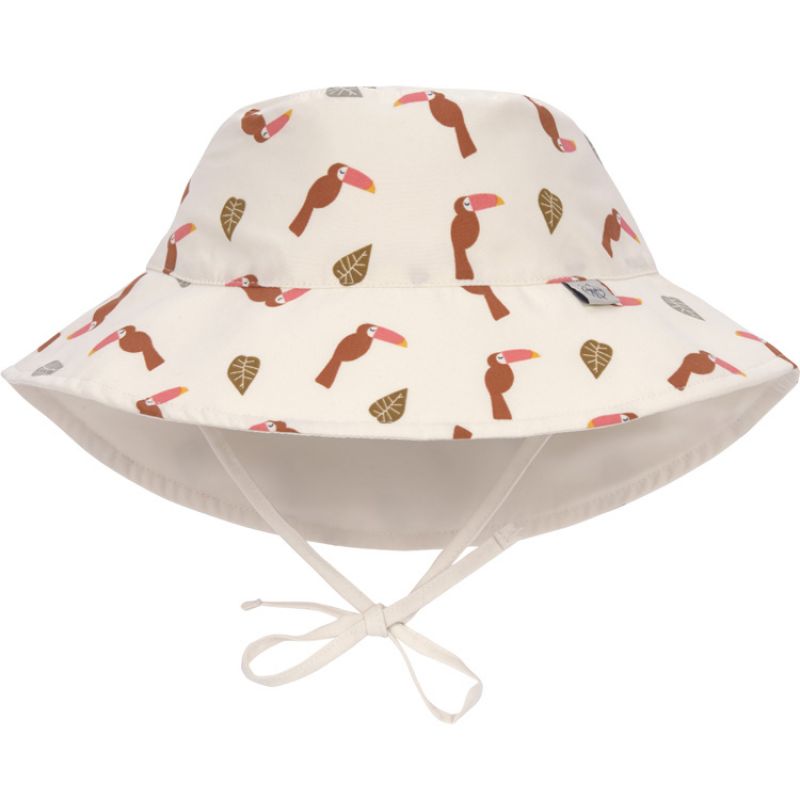Chapeau anti-UV réversible Toucan écru (7-18 mois) Lässig