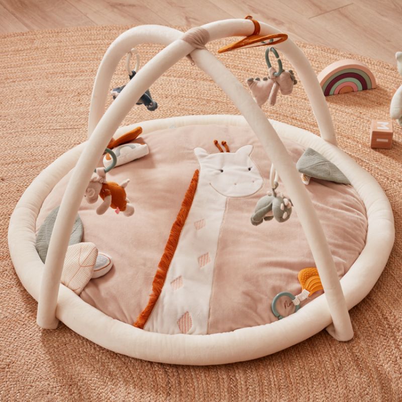 Tapis d'éveil avec arches Tiga la girafe Noukie's Ambiance 4