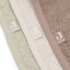 Lot de 3 bavoirs en éponge Sand-Soft Matcha-Milky Coffee Jollein Produit 6